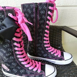 jojo siwa legacee knee high sneakers